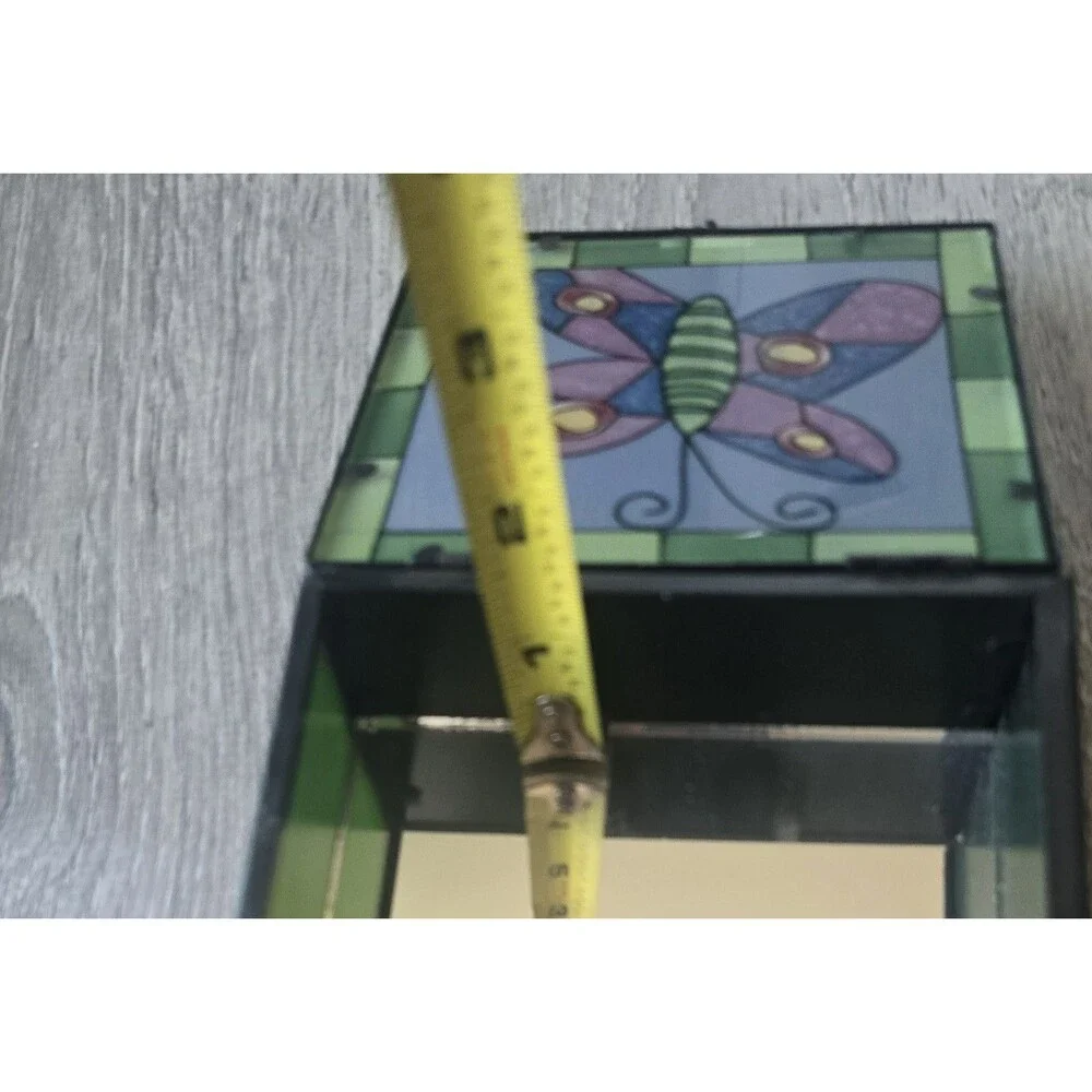 Marianne Richmond Butterfly Glass Trinket Box